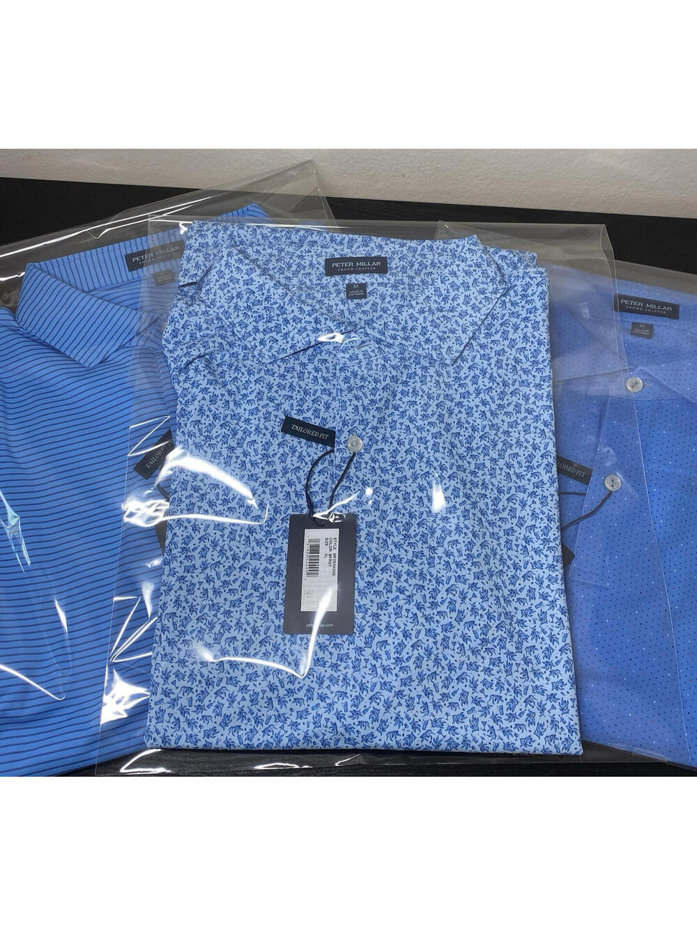 Peter Millar Crown Crafted Golf Polo Lot of 3 Brand New XL